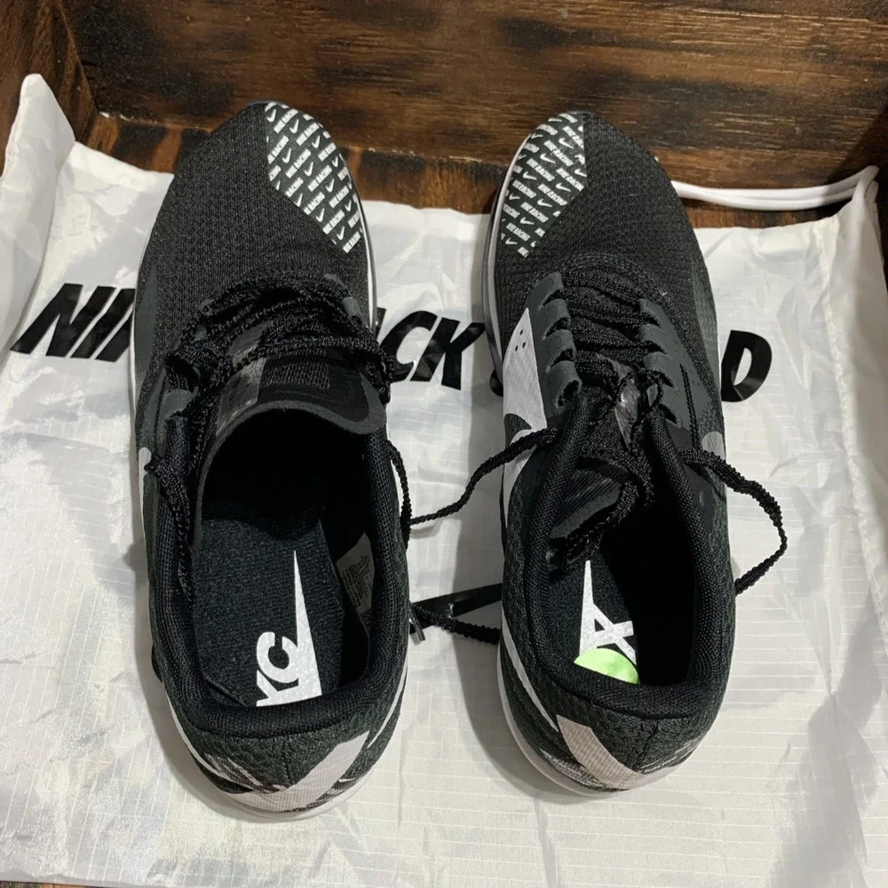 Nike Zoom Rival‎ XC6 Black 9.5 Metallic Silver Cross-Country Spike Track Shoes